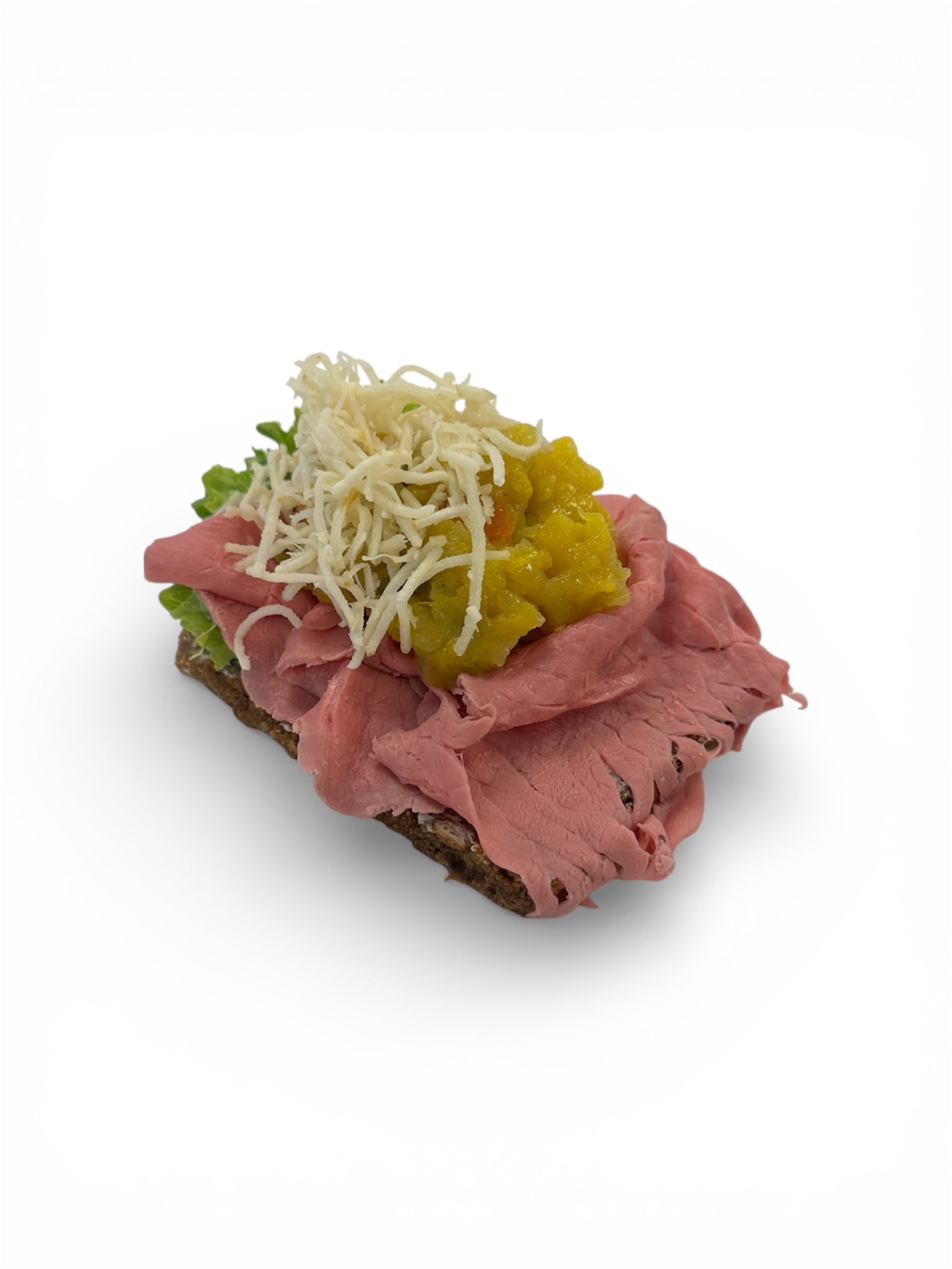 Roastbeef, pickles & revet peberrod